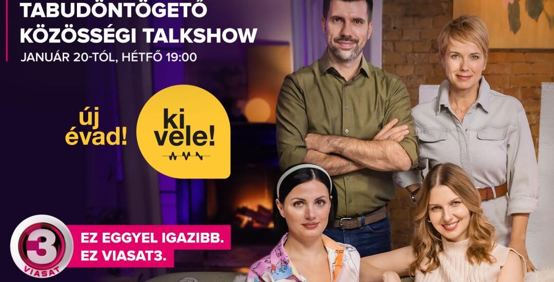 Január 20-án a Ki vele! 2. évadával indítja a szezont a VIASAT3