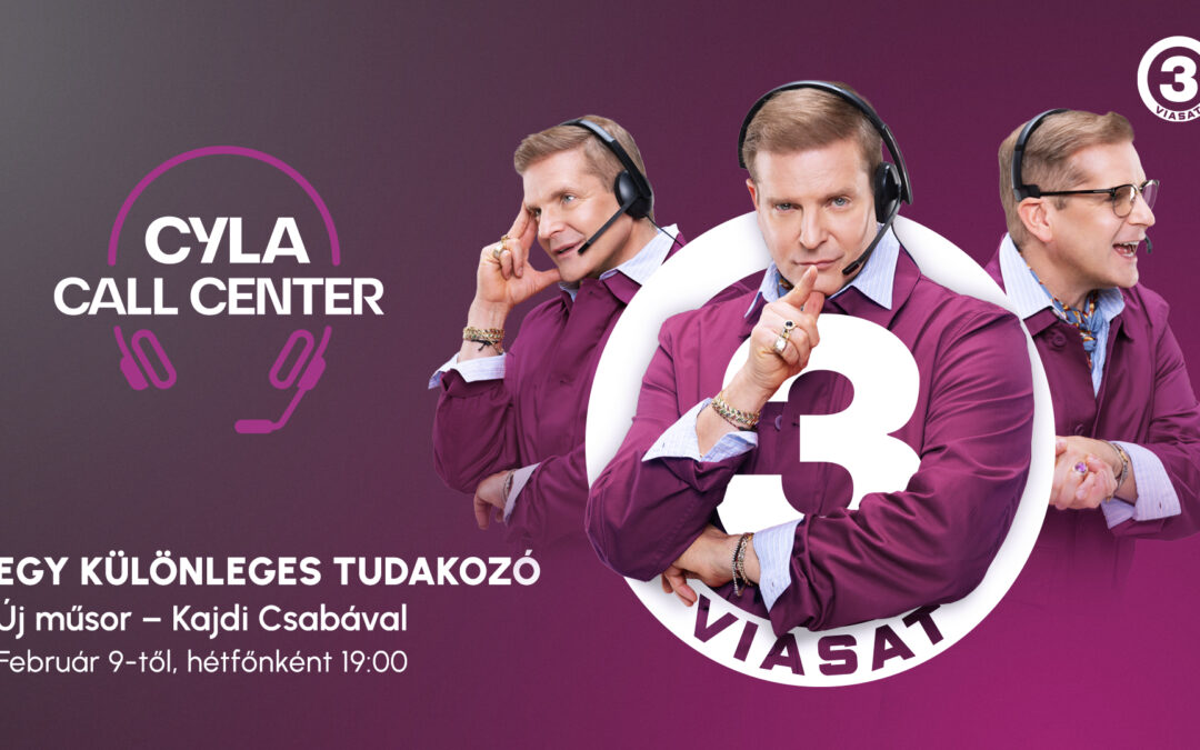 Kajdi Csaba vadonatúj műsora február 9-én érkezik a VIASAT3-ra